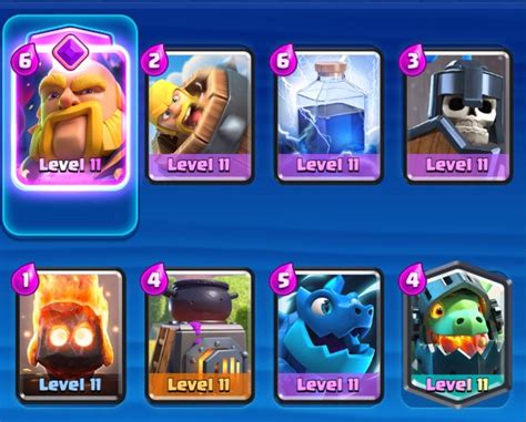 Clash Royale Royal Giant Evolution Challenge best decks guide.